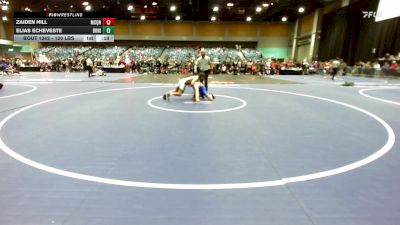 120 lbs Consi Of 16 #1 - Zaiden Hill, McQueen vs Elias Echeveste, Bonita