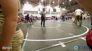 55 lbs Quarterfinal - Trace Bush, Skiatook Youth Wrestling vs Henry Hicks, Morris Wrestling Association