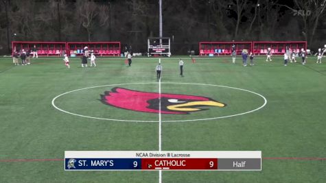 Replay: St. Mary's (MD) vs Catholic | Mar 5 @ 7 PM