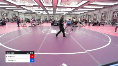 190 lbs Consolation - Ethan Vayro, Md vs Jaccob Stoner, Pa