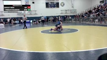 120 lbs Quarterfinal - Preslyn Waadevig, Mountain View vs Marley Rego, Century