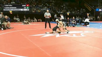 106 Class 4 lbs Champ. Round 1 - Alex Hall, St. Pius X (Kansas City) vs Jaxin Johnston, Lee`s Summit West