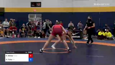 68 kg Semifinal - Kylie Welker, Team Nazar Training Center vs Alyvia Fiske, Titan Mercury Wrestling Club (TMWC)