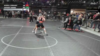 105 lbs Consi Of 8 #1 - Russell Lombardy, Edge Wrestling vs Anthony Andres, Wrestling University
