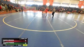 165 lbs Quarterfinal - Mason Grodzki, RIT vs Konrad Parker, Ithaca