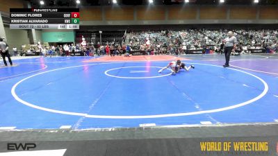 52 lbs Semifinal - Dominic Flores, Cory Clark Wrestling vs Kristian Alvarado, Kalispell Wrestling Club