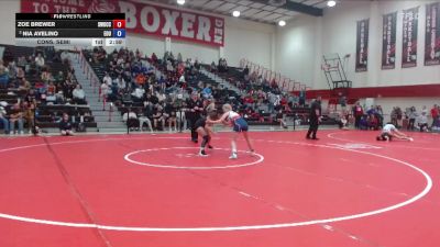 110 lbs Cons. Semi - Zoe Brewer, Southwestern Oregon CC vs Nia Avelino, Eastern Oregon University