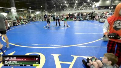 80 lbs Round 3 (6 Team) - Luke Miller, GREAT BRIDGE WRESTLING CLUB vs Grant Early, GREAT NECK WC - GREEN