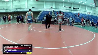 157 lbs 3rd Place Match - Leon Harrison Jr, OH vs Trevor Paulson, WI