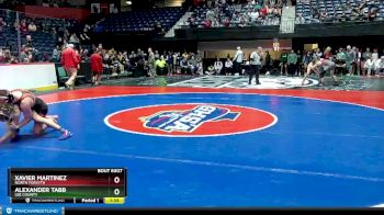 6A-113 lbs Champ. Round 1 - Alexander Tabb, Lee County vs Xavier Martinez, North Forsyth