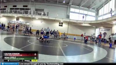 83 lbs Cons. Round 5 - Colton Stinson, Indian Creek Wrestling Club vs Noah Goelz, Contenders Wrestling Academy