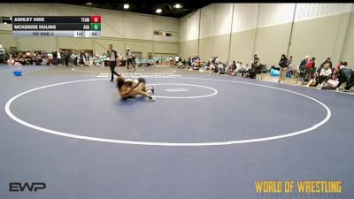 100 lbs Rr Rnd 2 - Ashley Ihde, Team Washington 7-12 vs McKenzie Huling, Aztec Lady Warriors