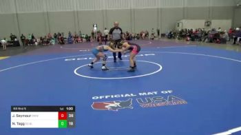 110 lbs Rr Rnd 5 - Jade Seymour, Oregon Womens vs Nevaeh Tagg, OK Supergirls Blue