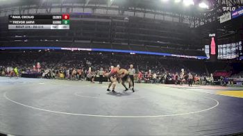 D2-215 lbs Cons. Round 2 - Trevor Jarvi, Algonac vs Raul Cecilio, Coldwater
