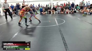 92 lbs Round 2 (6 Team) - Liam Arroyo, Warhawks Wrestling vs Rocklan Kurzinsky, Mat Warriors White