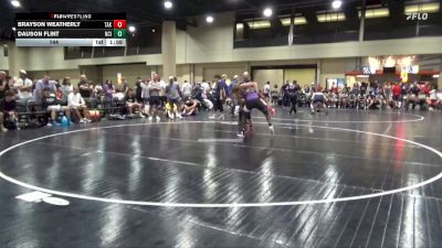 144 lbs Round 2 (6 Team) - Brayson Weatherly, Team Arkansas vs Dauson Flint, Nashville Catholic Irish