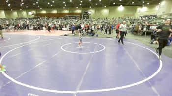 46 lbs Consi Of 8 #1 - Esteban Gutierrez Rubio, Nevada Elite vs Brielle Alves, Willows Wrestling
