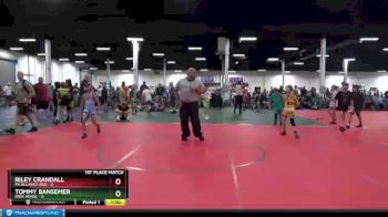 72 lbs Finals (2 Team) - Tommy Bansemer, Iron Horse vs Riley Crandall, PA Alliance Red