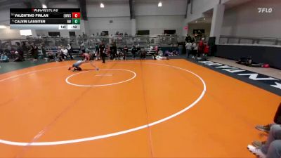 75 lbs Cons. Round 4 - Calvin Lassiter, ReZults Wrestling vs Valentino Finlan, Liberty Warriors Wrestling Club