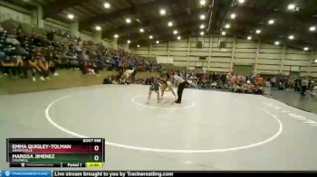 135 lbs 1st Place Match - Marissa Jimenez, Caldwell vs Emma Quigley-Tolman, Grantsville