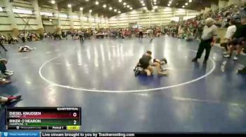 95 lbs Quarters & Wb (16 Team) - Riker O`Hearon, Champions vs Diesel Knudsen, Fremont