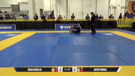 Justin Purnell vs Isaiah Barillas 2025 World IBJJF Jiu-Jitsu No-Gi Championship