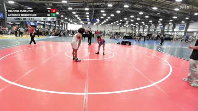 113 lbs Consi Of 16 #1 - Michael Maisonet, FL vs Anthony Bojorquez, MA