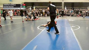 77 lbs Rr Rnd 1 - Christian Cartella, All I See Is Gold Academy Stripes - ESC vs Daxton Solivan, Smitty's Barn Red - ESC