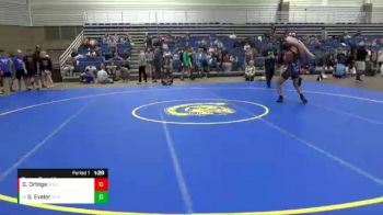 155 lbs Champ. Round 1 - Sidney Eveler, Northridge vs Giovanni Ortega, Brownsburg High School/RED COB