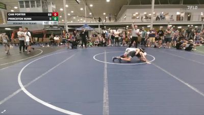 76 lbs Round 5 (6 Team) - Princeton Nunn, Takedown Elite vs Cam Porter, Ohio Gold Black