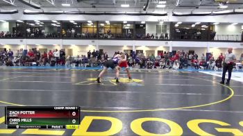 165 lbs Champ. Round 1 - Zach Potter, Olivet vs Chris Mills, Albion