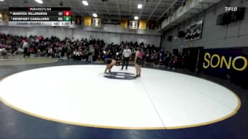 190 lbs Champ. Round 1 - Estefany Caballero, Orange vs Maritza Villanueva, Patriot