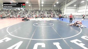 160 lbs Quarterfinal - Preston Burroughs, RI vs Peter Mikedis, NY