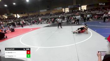 116 lbs Consi Of 8 #1 - Adrian Bondo, Westside WC vs Cael Fasano, Steel City Reloaded WC