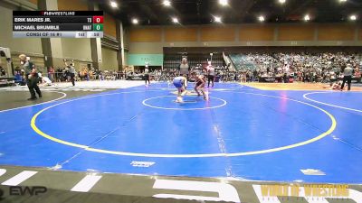 84 lbs Consi Of 16 #1 - Erik Mares Jr., Team Selma vs Michael Brumble, Unattached