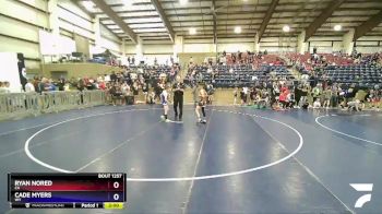 74 lbs Cons. Round 3 - Ryan Nored, CA vs Cade Myers, WY