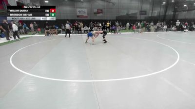 120 lbs Champ. Rd Of 16 - Brendon Oehme, Heartland Wrestling Academy vs Urijah Duran, Duran Wrestling Club