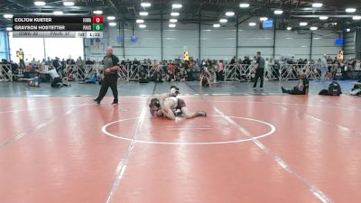140 lbs Round 1 (9am Saturday) - Grayson Hostetter, PA USA vs Colton Kueter, Iowa Black