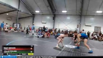 132 lbs Quarterfinals (8 Team) - Riley Brewer, Storm B vs Collin Mullins, Level Up A