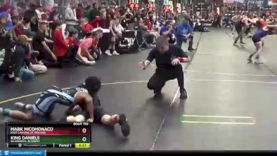 81 lbs Semifinal - Mark Micomonaco, East Lansing Jr Trojans vs King Daniels, Silverback Academy