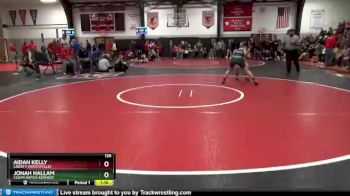 126 lbs Round 1 - Aidan Kelly, Liberty (Wentzville) vs Jonah Hallam, Cedar Rapids Kennedy