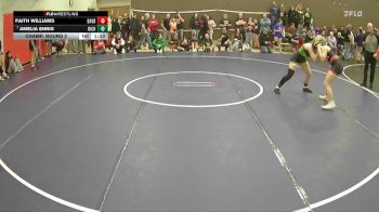 135 lbs Champ. Round 2 - Amelia Ennis, Richland vs Faith Williams, David Douglas