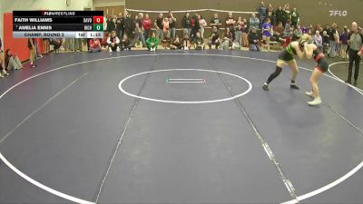 135 lbs Champ. Round 2 - Amelia Ennis, Richland vs Faith Williams, David Douglas