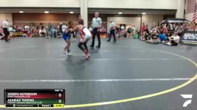 82 lbs Cons. Round 1 - Azariah Thomas, Modern Warrior Wrestling Club vs Joseph Noteboom, Bison Takedown Club