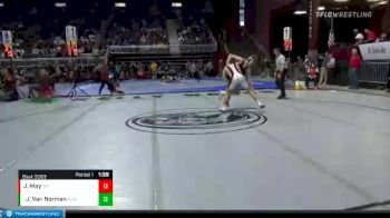 3A-152 lbs Champ. Round 1 - Jack Van Norman, Powell vs Jordan May, Riverton