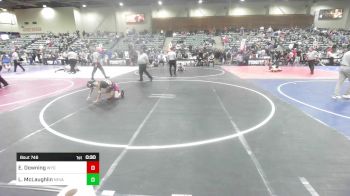 70 lbs Semifinal - Scarlett Baker, Savage House WC vs Osvaldo Meza, Willits Grapplin Pack