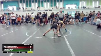 68 lbs Round 3 - Jack Friedland, Canes Wrestling Club vs Gavin Lamb, Gladiators