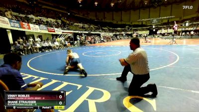 149 lbs Champ Round 1 (16 Team) - Vinny Robles, Rowan College Of South Jersey vs Shane Strausser, Elizabethtown College