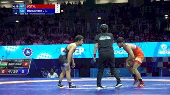 61 kg 1/8 Final - Udit Udit, India vs Taiyrbek Zhumashbek Uulu, Kyrgyzstan