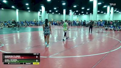 145 lbs Round 2 (8 Team) - Addison Flores, Indiana Smackdown Girls vs Kara McKeel, RPA/Head Hunters